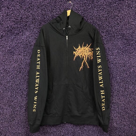 Cattle Decapitation Death Atlas Album Band Zip-Up Hoodie XL - Picture 1 of 4